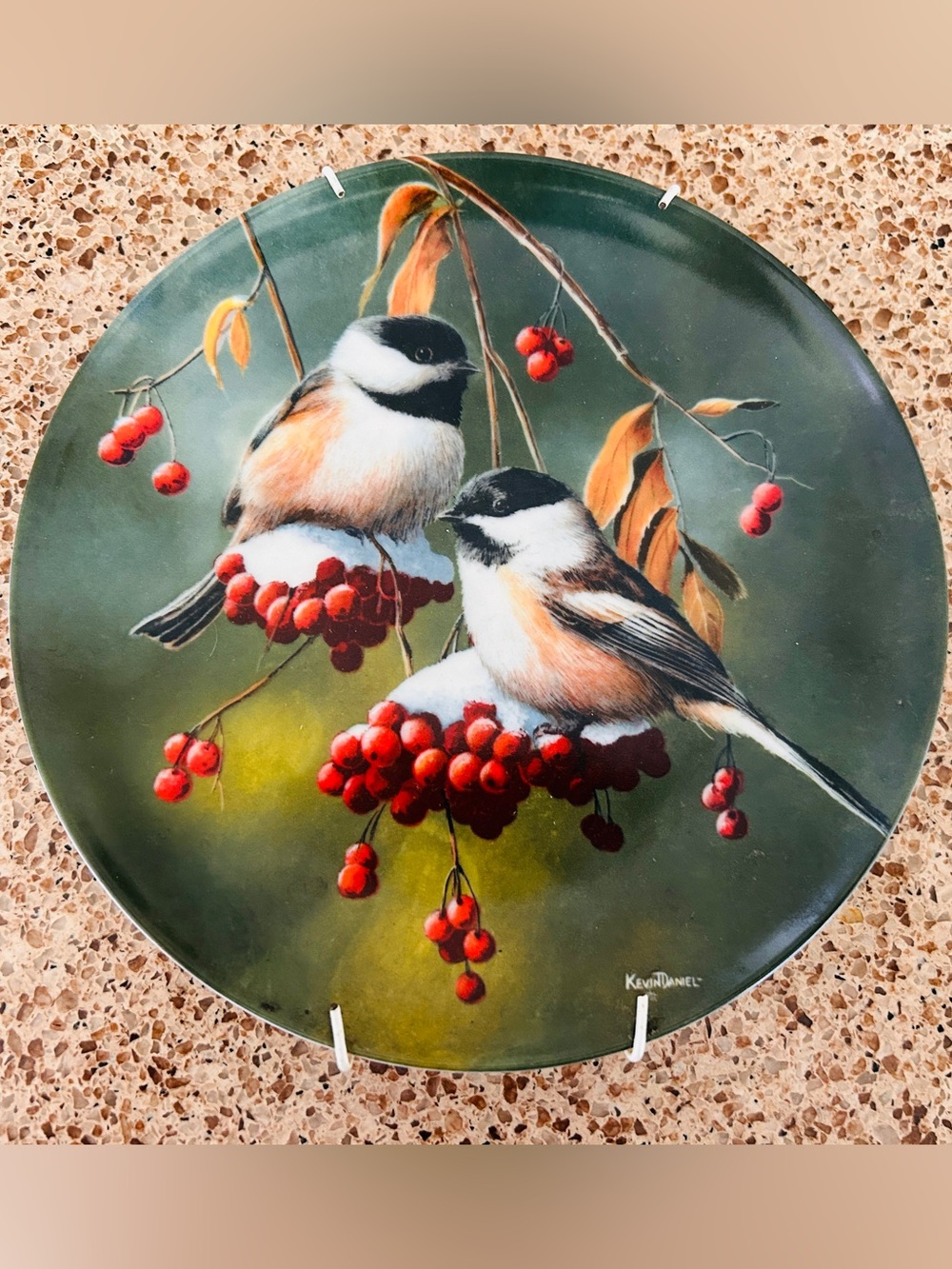 The Chickadee 1986 Vintage Collectors Plate